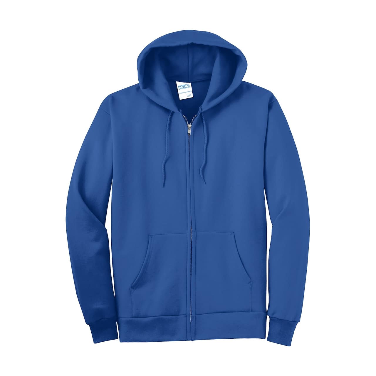Port & Company® Tall Essential Fleece Full-Zip Hooded Sweatshirt